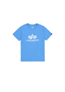 Alpha Industries, Alpha Industries T-Shirt »Alpha Industries Men - T-Shirts Basic T-Shirt«, Alpha Industries - T-Shirt, Modern Fit, kurzarm, für Herren, Blau Größe S