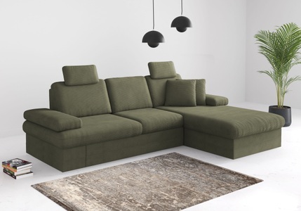 sit&more Ecksofa »Moreno«, mit Armteilverstellung,wahlweise mit Bettfunktion