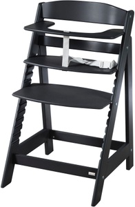 Roba, roba Treppenhochstuhl Sit Up Flex schwarz, roba® Hochstuhl »Sit Up Flex, schwarz«, aus Holz