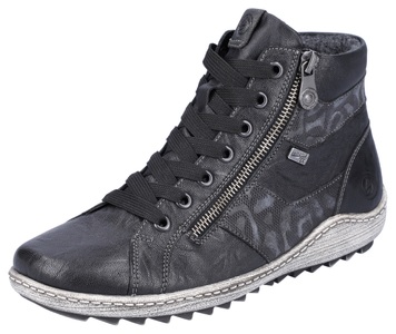 Remonte, Remonte Schnürboots, mit Tex-Ausstattung, Remonte Damen Schnürschuh Schwarz