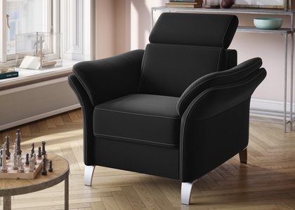 SIT&MORE, sit&more Sessel, sit&more Sessel »Vincenzo«, inklusive Kopfteilverstellung