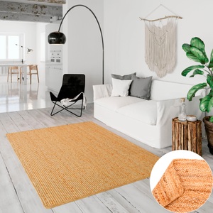 ANDAS, andas Teppich »Bjarka«, rechteckig, meliert, 100% Jute, handgewebt, auch als Läufer & in rund erhältlich, my home Teppich »Bjarka«, rechteckig, 10 mm Höhe, meliert, 100% Jute, handgewebt, auch als Läufer & in rund erhältlich