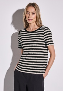 STREET ONE T-Shirt, mit Streifen Muster