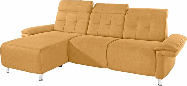 PLACES OF STYLE, Places of Style Ecksofa »Manhattan«, 2 Sitze mit elektrischer Relaxfunktion, verstellbare Armlehnen, Home affaire Ecksofa »Manhattan L-Form« 2 Sitze mit elektrischer Relaxfunktion, verstellbare Armlehnen