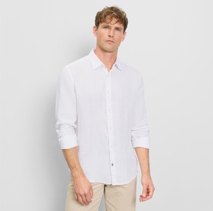Olymp, OLYMP Leinenhemd Kentkragen, casual