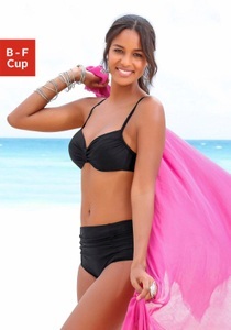 Lascana, LASCANA Bügel-Bikini, LASCANA Bügel-Bikini, mit dekorativer Raffung