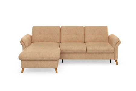 sit&more Ecksofa »Göteborg«, inklusive Sitztiefenverstellung und Federkern, wahlweise mit Bettfunktion und Bettkasten