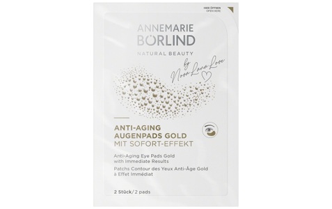 Annemarie Börlind, Annemarie Börlind Masks - Anti-Aging Augenpads Gold mit Sofort-Effekt, ANNEMARIE BÖRLIND Augenpads »Augenpads«, (12 tlg.)