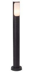 Brilliant, Wegeleuchte Gap für Energiesparlampe, Brilliant Aussen-Stehlampe »GAP«, 1 flammig, Leuchtmittel E27 ohne Leuchtmittel, 80cm Höhe, E27 max. 40W, Metall/Kunststoff, anthrazit, Pollerleuchte