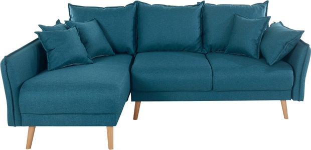 ANDAS, andas Ecksofa »Granbo«, incl. Bettfunktion und Bettkasten, Federkern-Polsterung, Seitentasche im Armteil, Home affaire Ecksofa »Granbo L-Form«, incl. Bettfunktion und Bettkasten, Federkern-Polsterung, Seitentasche