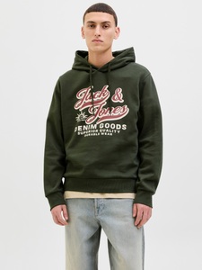 Jack & Jones Kapuzensweatshirt »JJELOGO SWEAT HOOD 2 COL 25/26 NOOS«, mit stylischem Print