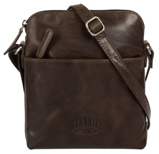 Klondike 1896, Klondike 1896 Umhängetasche, (1 tlg.), echt Leder, Klondike 1896 Umhängetasche, echt Leder