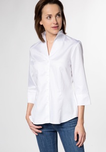 Eterna, ETERNA Dreiviertelarm Bluse »MODERN CLASSIC«, Eterna Hemdbluse »REGULAR FIT«