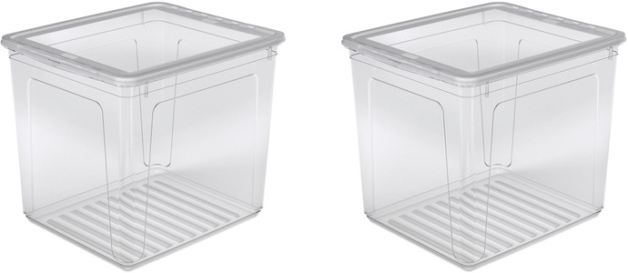 keeeper, keeeper Aufbewahrungsbox »bea«, (Set, 2 St.), mit Air Control System, keeeper Organizer »bea«, (Set, 2 St.), Aufbewahrungsbox, mit Air Control System