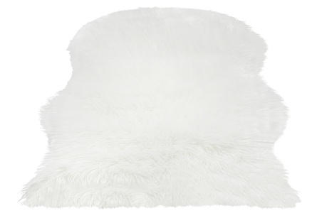 Bruno Banani, Fellteppich, »Jona«, Bruno Banani, fellförmig, Höhe 65 mm, maschinell gewebt, Bruno Banani Fellteppich »Jona«, fellförmig, 65 mm Höhe, Kunstfell, Uni-Farben, sehr weicher Flor