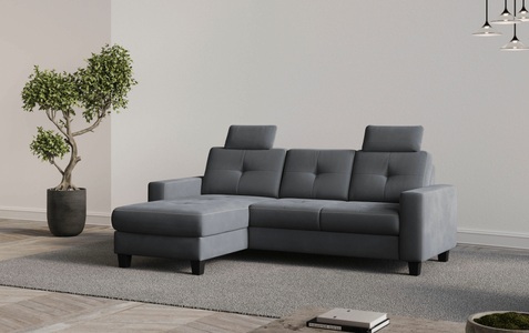 Places of Style Ecksofa »Varese«, wahlweise mit Bettfunktion und Bettkasten
