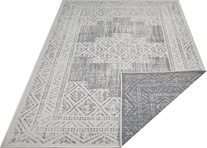 Freundin home collection, freundin Home Collection Teppich »Gaia«, rechteckig, 5 mm Höhe, In-und Outdoor geeignet, Wohnzimmer, Balkon, Terrasse, Garten, Strapazierfähig und pflegeleicht, Flachgewebe, freundin Home Collection Teppich »Gaia«, rechteckig, 5 mm Höhe, In-und Outdoor geeignet, Strapazierfähig und pflegeleicht, Flachgewebe