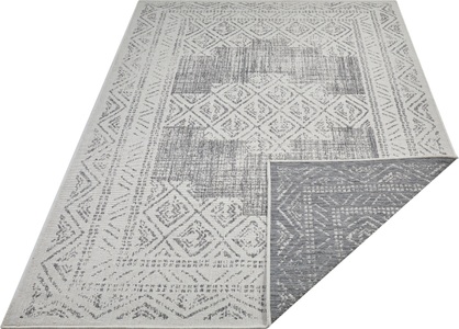 Freundin home collection, freundin Home Collection Teppich »Gaia«, rechteckig, 5 mm Höhe, In-und Outdoor geeignet, Wohnzimmer, Balkon, Terrasse, Garten, Strapazierfähig und pflegeleicht, Flachgewebe, freundin Home Collection Teppich »Gaia«, rechteckig, 5 mm Höhe, In-und Outdoor geeignet, Strapazierfähig und pflegeleicht, Flachgewebe