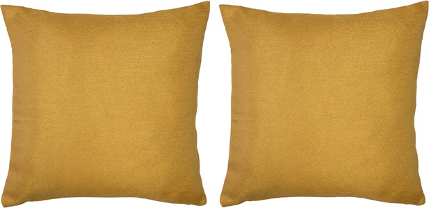 Home Basics, Home Basics Dekokissen »BIG JOHN«, (2 St.), mit Füllung und Reissverschluss, Home Basics Dekokissen »BIG JOHN«, Kissenhüllen mit Füllung und Reissverschluss