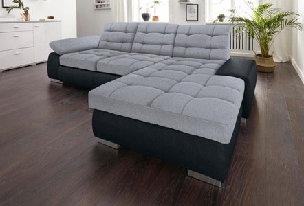 SIT&MORE, sit&more Ecksofa, sit&more Ecksofa »Ontario L-Form«, XXL, wahlweise mit Bettfunktion
