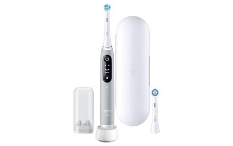 Oral-B, Oral-B iO 6 + Sensitive Zahnbürste grau, Oral-B iO 6 + Sensitive Grau Elektrische Zahnbürste ? Grau