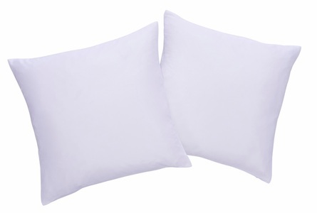 HOME AFFAIRE, Home affaire Kissenhülle »Parry«, (2 St.), my home Dekokissen »Parry Microfaser« 2-er Set, unifarben, Kissenhüllen ohne Füllung, mit Reissverschluss