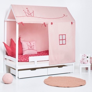Hoppekids, Hoppekids Hausbett, Hoppekids Kinderbett »ECO Dream«, Hausbett mit Dach wahlweise mit Rausfallschutz