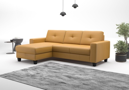 PLACES OF STYLE Ecksofa »Varese« wahlweise mit Bettfunktion und Bettkasten