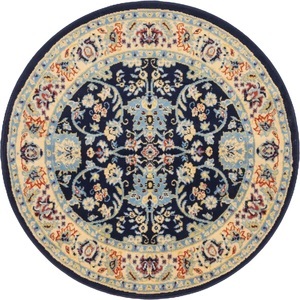 Myflair Möbel & Accessoires, Myflair Möbel & Accessoires Teppich »Zarin Hill«, rund, 8 mm Höhe, Myflair Möbel & Accessoires Teppich »Zarin Hill«, rund, 8 mm Höhe, Kurzflor, gewebt, Orient-Optik, ideal im Wohnzimmer & Schlafzimmer
