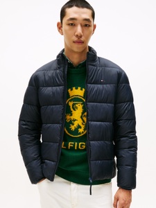 Tommy Hilfiger Steppjacke »MID WEIGHT STAND COLLAR«, ohne Kapuze, Daunenjacke, Übergangsjacke
