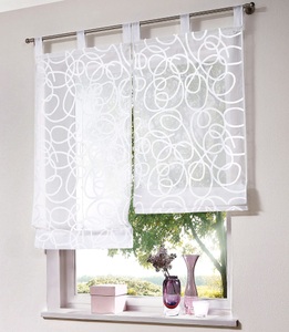 MY HOME, Raffrollo »Tanaro«, my home, mit Schlaufen, my home Raffrollo »Tanaro«, mit Schlaufen, Halbtransparent, Voile, Polyester