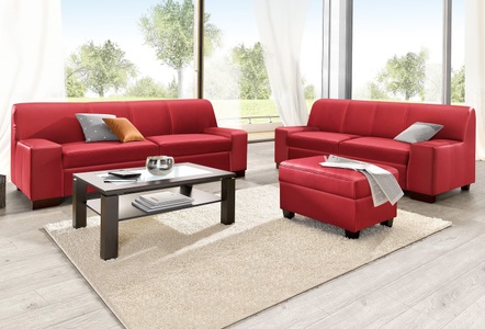 DOMO collection, DOMO collection Sitzgruppe (Set, 2-tlg), DOMO collection Polstergarnitur »Norma Top«, (Set), bestehend aus einem 2-Sitzer und einem 3-Sitzer