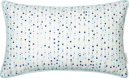 Tom Tailor, TOM TAILOR Kissenhülle »Dottylines«, (1 St.), mit farbigem Rundumkeder, Tom Tailor Zierkissenbezug Dotty Lines