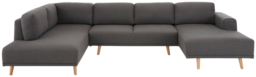 HOME AFFAIRE, Home affaire Wohnlandschaft »Lasse«, im scandinavischem Stil mit Holzfüssen, 