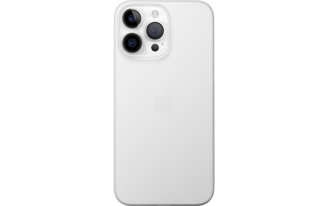 Sonstige Marke, Nomad - iPhone 14 Pro Max Hardcase Hülle Super Slim (NM01260585) - Transparent (Matt), Nomad Back Cover Super Slim Case iPhone 14 Pro Max Weiss