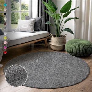 Sanat Hochflor-Teppich »LOCA«, rund, 30 mm Höhe, Wohnzimmer, Langflor, Shaggy, Schlafzimmer