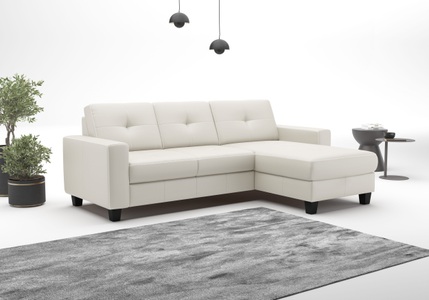 PLACES OF STYLE Ecksofa »Varese« wahlweise mit Bettfunktion und Bettkasten