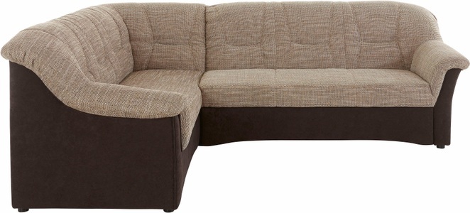 DOMO collection, DOMO collection Ecksofa, DOMO collection Ecksofa »Sarafina L-Form«, wahlweise mit Bettfunktion, optional mit Federkern