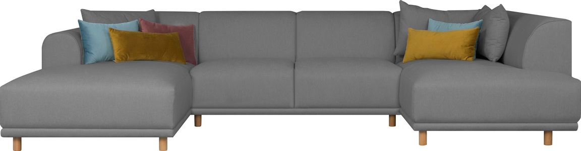 andas Wohnlandschaft »Maroon«, in skandinavischem Design, mit losen Kissen