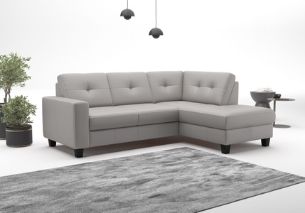 PLACES OF STYLE Ecksofa »Varese« wahlweise mit Bettfunktion und Bettkasten