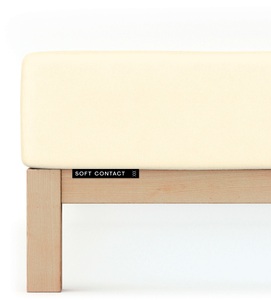 Schlafgut, Schlafgut Spannbettlaken »Soft Contact«, (1 St.), 100% Bio Baumwolle, Schlafgut Spannbettlaken »Soft Contact«, 100% Bio Baumwolle