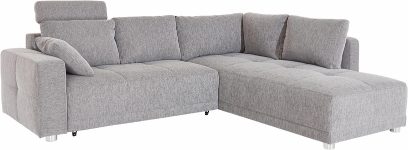 PLACES OF STYLE, Places of Style Ecksofa, mit Bettfunktion und Bettkasten, wahlweise mit 1 oder 3 Kopfstützen, 