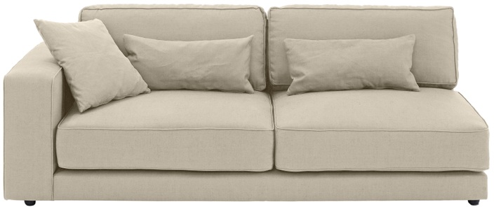 GOODproduct, GOODproduct Ecksofa »Grenette«, freistehend oder als Teil des Modulsofas,im Baumwoll-/Leinenmix oder umweltschoned aus recycelten Stoffen, Federkern, GOODproduct Ecksofa »Grenette«, frei oder als Teil des Modulsofas, Baumwollmix oder recycelte Stoffe