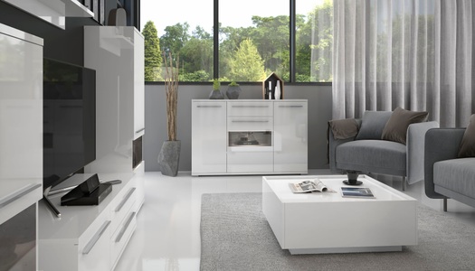 Places of Style Kommode »Piano«, UV lackiert, Soft-Close Funktion