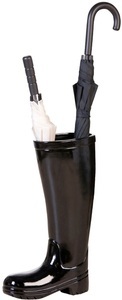 Casablanca by Gilde Schirmständer »Schirmständer Gummistiefel Stiefel schwarz H. 45 cm«, (1 St.)