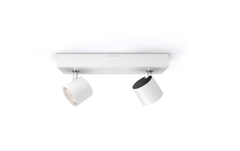 Philips, Philips Star LED-Strahler weiß 2flg. WarmGlow, Philips Deckenspot »Star Warm Glow, 2 x 4.«, 2 flammig