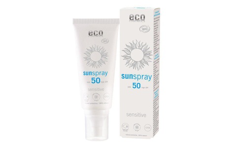 Eco Cosmetics, Eco Cosmetics Sonnenspray Sensitiv LSF50, 100 ml, eco Cosmetics Sonnenspray Sensitiv LSF50 (100ml)