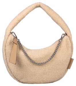 Tom Tailor, Crossbody Bag Damen Beige ONE SIZE, TOM TAILOR Schultertasche »Ginny Banana bag«, im modischen Design