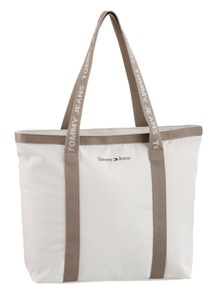 TOMMY JEANS, Shopping-bag Damen Ecru ONE SIZE, 