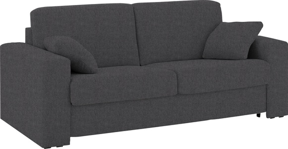 HOME AFFAIRE, Home affaire Schlafsofa »Roma«, Dauerschlaffunktion, mit Unterfederung, Lattenrost und echter Matratze. Zum Ausfalten in hoher Qualität, in 2 Breiten, Home affaire Schlafsofa »Roma Matratzenhöhe 14 cm«, Dauerschlaffunktion, mit Unterfederung, Lattenrost, Matratze